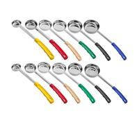 Flaroey 12 Cuillères à Portion Perforées et Solides en Acier Inoxydable pour la Cuisine, Cuillères à Portion et de Service Polyvalentes