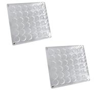 Flaroey 2 Pièces Boîte de Rangement D'Affichage Diamant Pierres Précieuses Perles Stockage Affichage Organisateur Boîte Grilles Acrylique Transparent A