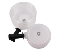 Flaroey 2 Pièces Perceuse à Percussion Électrique Collecteur de Poussière Ouvre-Trou Couvercle Du Collecteur de Poussière Couvercle de Foret de Scie Cloche Anti-Poussière avec Poignée