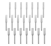 Flaroey 21 Pièces Diamant Tronçonneuse Aiguiseur 1/8 Pouces, Haute Dureté Burr Meulage Pierre Tronçonneuse Kit D'Affûtage