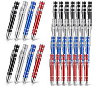 Flaroey 36 Pièces Tournevis à Stylo Multi-Outil Outil Pratique Tournevis de Poche Magnétique Fonction Multi-Précision pour la Réparation de Mini Gadgets