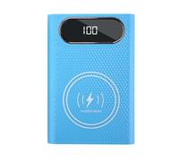 Flaroey 4x21700 Chargeur Rapide Batterie Power Case Quick Charge 22.5W Amovible Power Bank Case Sans Batterie 15W Boîte de Charge Sans Fil Amovible 22.5W QC4/QC3.0/QC2.0 Écran LCD DIY Power Bank Case
