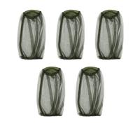 Flaroey 5 Pièces Casquette de Pêche en Plein Air Anti-Moustiques Chapeau de Pêche Bug Mesh Head Net Face Protector Nylon Chapeaux de Camping Casquette de Pêche