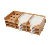 Flaroey 5D Kit de Peinture à Plusieurs Couches en Diamant DIY, Plateau de Rangement pour Outils de Peinture, Organisateur de Stylo de Forage, Pièces de Broderie Diamant -1, 9 Compartiments