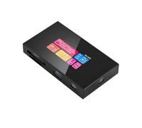 Flaroey 8-en-1 Smart Hub avec Écran Tactile CFexpress Type A/Type B, Affichage 4K 120 Hz, 10 Gbps, PD 100 W pour Appareils Photo/Téléphones.