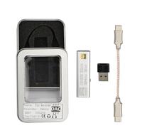 Flaroey Amplificateur de Casque CS43131 DSD256 avec Sortie USB de Type C vers Adaptateur AUX de 3,5 Mm, Accessoire Électronique en Métal avec Puce Audio HiFi, Décodeur D'Ampli pour Android.