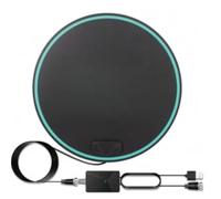 Flaroey Antenne numérique HDTV Amplifiée Amplificateur de signal pour antenne TV 4K 1080p UHF VHF à gain élevé