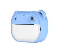 Flaroey Appareil Photo d'impression HD Cartoon Mini Double Appareil Photo avec Un Seul Bouton d'impression avec 2 Rouleaux de Papier d'impression