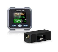 Flaroey BL140F Coulomètre Power Meter DC10-100V 0-400A Compteur de Batterie Étanche pour Camping-Cars Yachts Dédié au Stockage D'Énergie, C