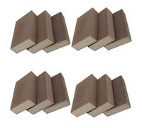 Flaroey Bloc de Sable Éponge pour le Polissage des Meubles en Bois, Du Jade de Séquoia, de L'Élimination de la Rouille Du Métal et Du Papier de Verre de Polissage