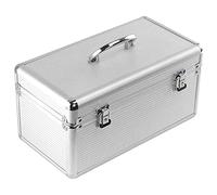 Flaroey BoîTier de Protection pour Disque Dur en Aluminium et Eva Emplacements 8X3,5 Pouces et 6X2,5 Pouces pour la Classification et Le Stockage du Disque Dur