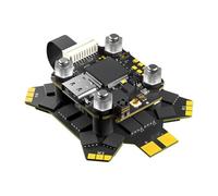 Flaroey Borg 5S FPV Stack Borg 5S Contrôleur de Vol ELRS Intégré Récepteur 2,4 GHz Borg 60R ESC 4-8S 20x20 pour Pièces de Course FPV
