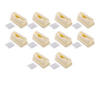 Flaroey Bote de rangement simple pour sac poubelle sans perforation - Bote de rangement murale coulissante - Bote de rangement simple pour sac poubelle C