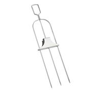 Flaroey Brochettes à 3 voies en métal pour griller, brochettes de barbecue en métal avec curseur de barre poussoir