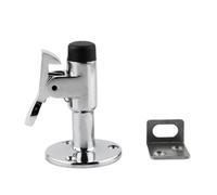 Flaroey Butée de Porte Robuste de 7 cm avec Crochet et Embout en Caoutchouc, Butée de Porte de Bateau, Bouton de Sol, Loquet à Ressort pour Yacht, Camping-Car, Camping-Car, Marine.