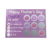Flaroey Cadeau Fête des Mères, Cadeau pour Maman, Carte à Gratter Fête des Mères, Carte Fête des Mères, Carte à Gratter pour Maman, Cadeau pour, Installation Facile A