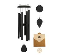Flaroey Carillon éolien pour l'extérieur avec 3 attrape-vent remplaçables avec son profond, grand carillon à vent, carillon à vent d'extérieur