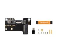 Flaroey Carte D'Adaptateur pour Raspberry Pi5 PCIe vers M.2 Mini Support Protocole NVMe Disques Durs avec Interface M.2