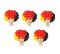 Flaroey Casquette de Football Universelle pour et Femmes, Chapeau de Perruque, Respirant, Doux pour Les Fans de Tournois en Plein Air, Jeux de Coupe d'europe, Facile à Utiliser A