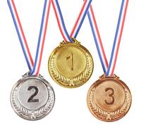 Flaroey Classement 3 Médailles, Or, Argent, Bronze, Médaille des Gagnants avec 1er 2ème 3ème Médaille Métal Enfants, Médaille des Gagnants Style