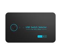 Flaroey Commutateur KVM USB3.0 2 en 4 Sorties avec Convertisseur Typec Adaptateur de Contrôleur HUB Hub 5 Gbit/S Impression de Clavier Partagé