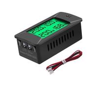 Flaroey Compteur de Courant de Tension Numérique, Détecteur de Puissance, Détecteur de Tension, Testeur de Moniteur, DC0-300V, 300A, Compteur de Puissance LCD PZEM-025