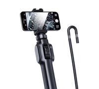 Flaroey Endoscope industriel 2MP pour inspection de voiture Mini caméra avec 8 LED Rotation à 360 degrés pour smartphone