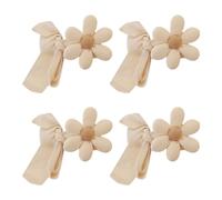 Flaroey Ensemble de rideaux de fentre en forme de fleur pour chambre d'enfant, embrasses de rideau, accessoires de rideau, dcoration d'intrieur A