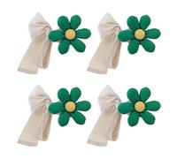 Flaroey Ensemble de rideaux de fentre en forme de fleur pour chambre d'enfant, embrasses de rideau, dcoration d'intrieur C