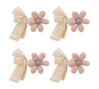 Flaroey Ensemble de rideaux de fentre en forme de fleur pour chambre d'enfant, embrasses de rideaux suspendre, pices de rechange, accessoires de dcoration d'intrieur B