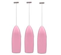 Flaroey Entièrement Automatique Agitateur Café Tige D'Agitation de Lait Barboteur Électrique Oeuf Batteur Mini Eggbeater Crème Batteur Rose