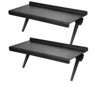 Flaroey Étagère TV Réglable pour Écran D'Ordinateur à Cristaux Liquides, Support de Rangement Suspendu pour Écran