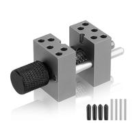 Flaroey Étau de Perceuse Universel en Métal avec Poignée, Mini-Étau pour Perceuse à Colonne, Noir