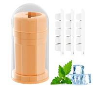 Flaroey Grille de Glace Rotative Moule Bloc Glace Tasse de Fabrication Glace Boîte de Fabrication Glace Domestique Machine à Glaçons Matériau sans Danger pour Aliments sans, Orange