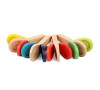 Flaroey Instrument de Percussion en Bois pour Enfants Instrument Orff Poignée pour Tout-Petits Table D'Harmonie