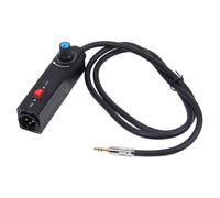Flaroey Isolateur Audio Professionnel 3,5 vers XLR Élimination du Bruit Audio Transformateur de Son de Courant Réducteur de Bruit de Signal