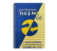 Flaroey Just Between You & Me, Kid: A Back & Forth Journal Between Grown-Up & Kid Journal de communication Orange Bleu