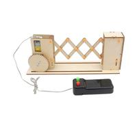 Flaroey Kit de Modèle de Porte de Passerelle Électrique à Faire Soi-Même Kit D'Outils Expérimentaux de Technologie STEM Science Apprentissage Jeux de Puzzle en Bois