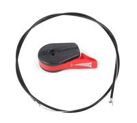 Flaroey Kit Universel de Câble D'Accélérateur de Tondeuse à Gazon de 65 Pouces avec Poignée de Levier de Commutateur de Commande pour Kit de Réparation de Câble de Tondeuse à Gazon