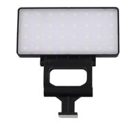 Flaroey Lampe à selfie souple rechargeable pour téléphone, appareil photo, ordinateur portable, lumière LED portable pour photos, clip de lumière de téléphone pour Vlog