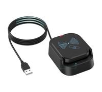 Flaroey Lecteur de carte IC alimenté par USB pour une interaction sans contact, haute durabilité avec prise en charge LED, installation facile