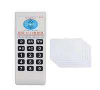Flaroey Lecteur et graveur de cartes RFID NFC IC + 5XUID Card 125Khz-13.56MHZ Duplicateur RFID Lecteur de carte à puce IC ID Duplicateur
