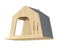 Flaroey Lit mural en bois pour chat, petit animal de compagnie, jouet meuble A