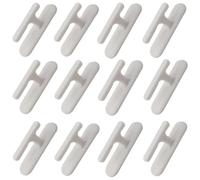 Flaroey Lot de 12 crochets de sécurité adhésifs pour fenêtre sans perforation