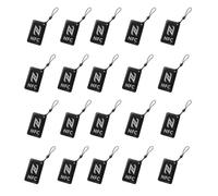 Flaroey Lot de 20 étiquettes NFC Ntag213 13,56 MHz pour tous les téléphones compatibles NFC Carte de visite à puce NFC 42 x 26 mm A