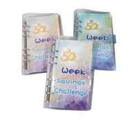 Flaroey Lot de 3 carnets de budget avec enveloppes pour espèces, organiseur d'argent pour argent