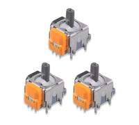 Flaroey Lot de 3 Modules de Joystick Analogique 3D pour Contrôleur Électromagnétique Hall, Accessoires de Capteur de Joystick de Pouce