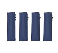 Flaroey Lot de 4 housses de robinet en polyester bleu marine pour intérieur et extérieur, antigel pour l'extérieur en hiver.