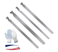 Flaroey Lot de 4 kits universels faciles JimKit, équipés de 2 cales et de gants de travail antidérapants