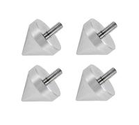 Flaroey Lot de 4 pieds de pied conique pour haut-parleur M8